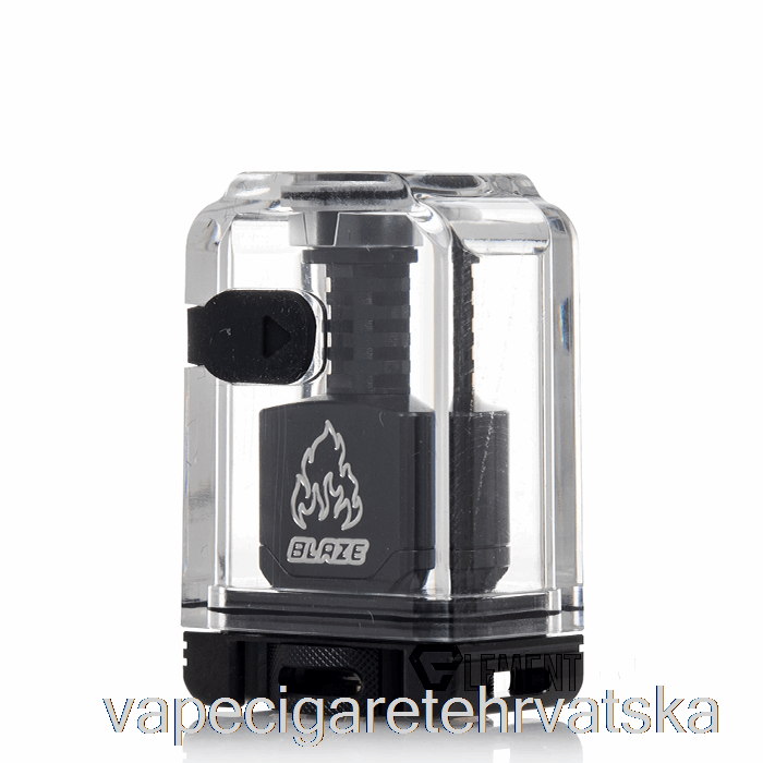 Vape Cigarete Thunderhead Creations Blaze Bridge Boro Tenk Silver Black